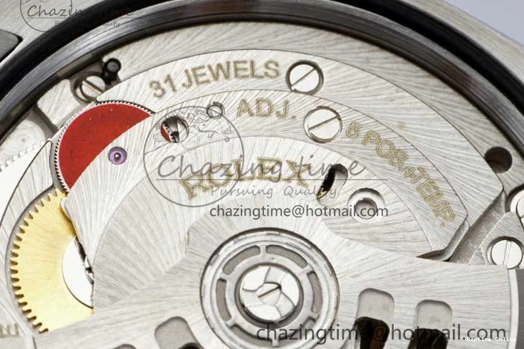 0103 EasyCare DateJust 36 DIWF 1:1 Best Edition 904L Steel Blue Stick Dial on Jubilee Bracelet SA 2317